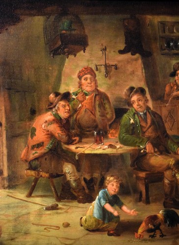 Tavern Scenes - Flemish Master of the 19th century - 